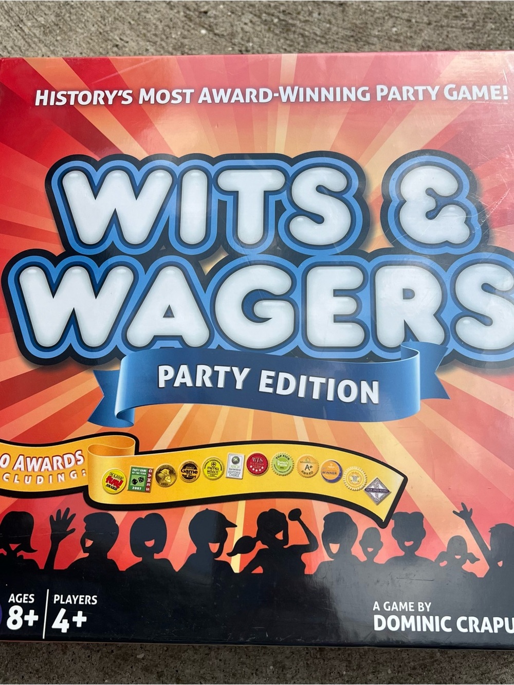Wits & Wagers Party Edition Board Game - Blue & Orange
